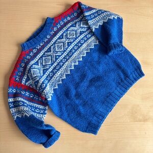 Vintage Christmas / Winter chunky soft sweater. Size 4 kids